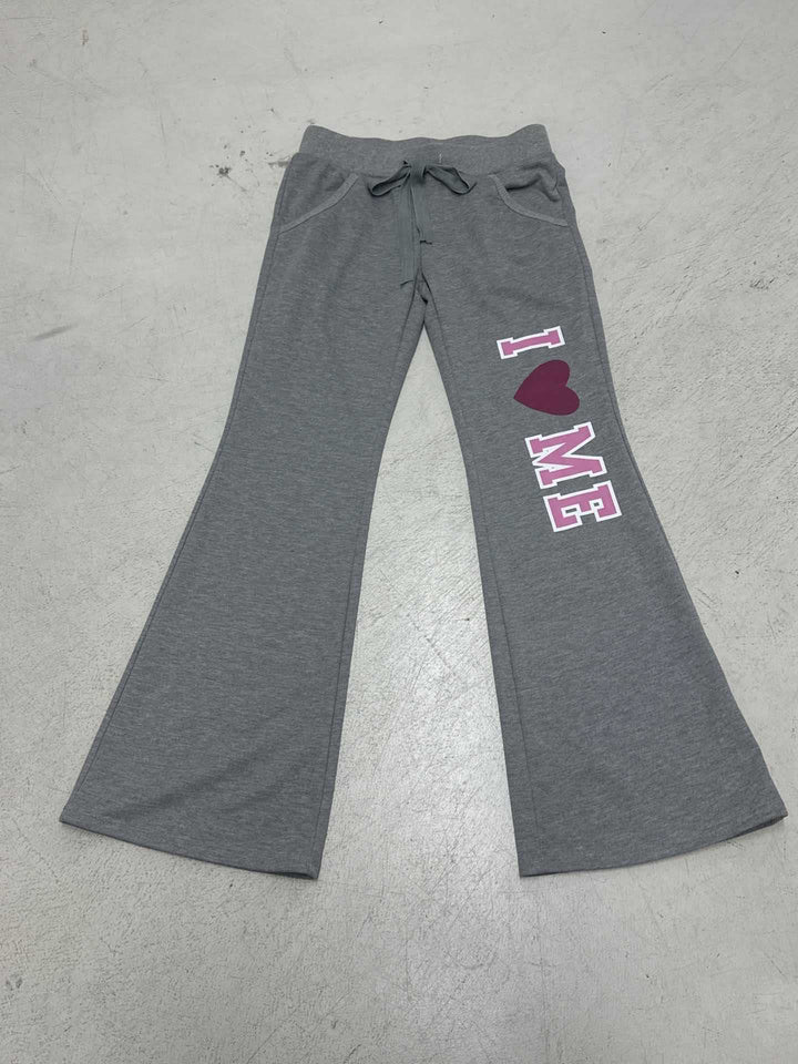 Damen Freizeit-Hosen mit hohem Bund und modischem Schriftzug Drune