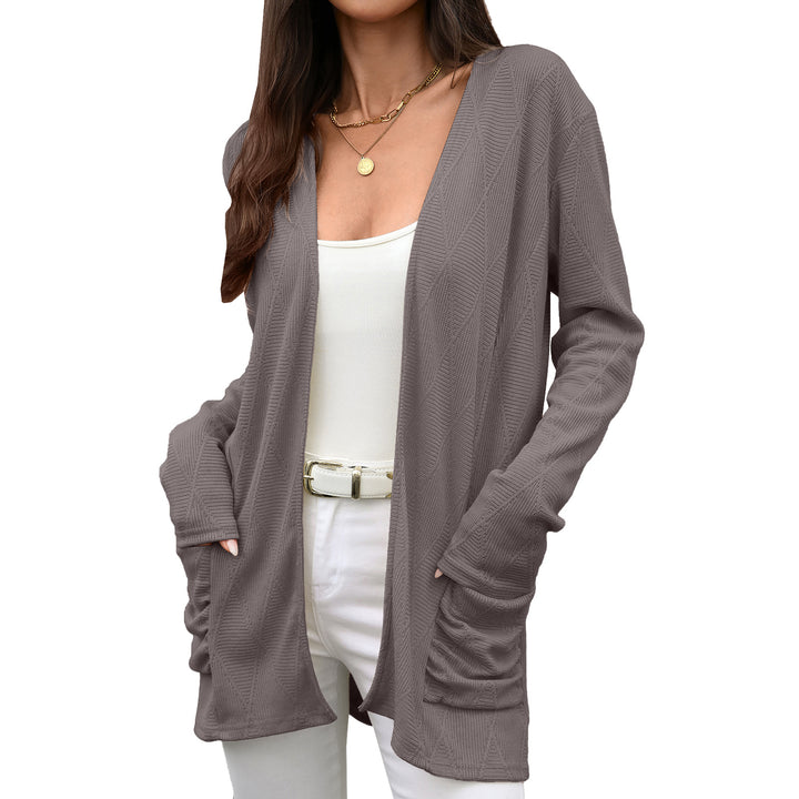 Damen Wickeljacke mit strukturierter Oberfläche Drune