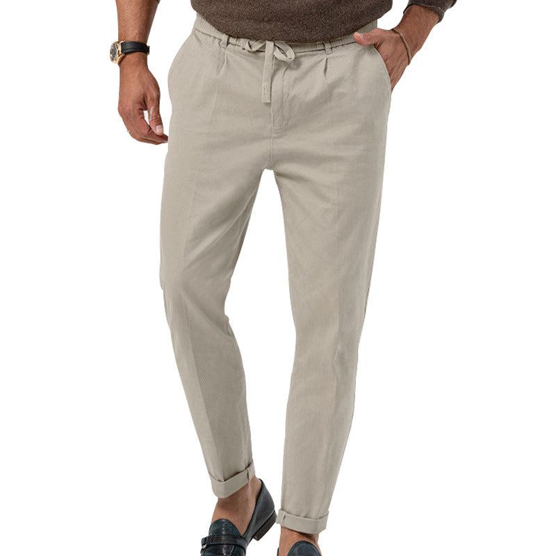 Herren Chinohose mit elastischem Bund und modischem Schnitt Drune