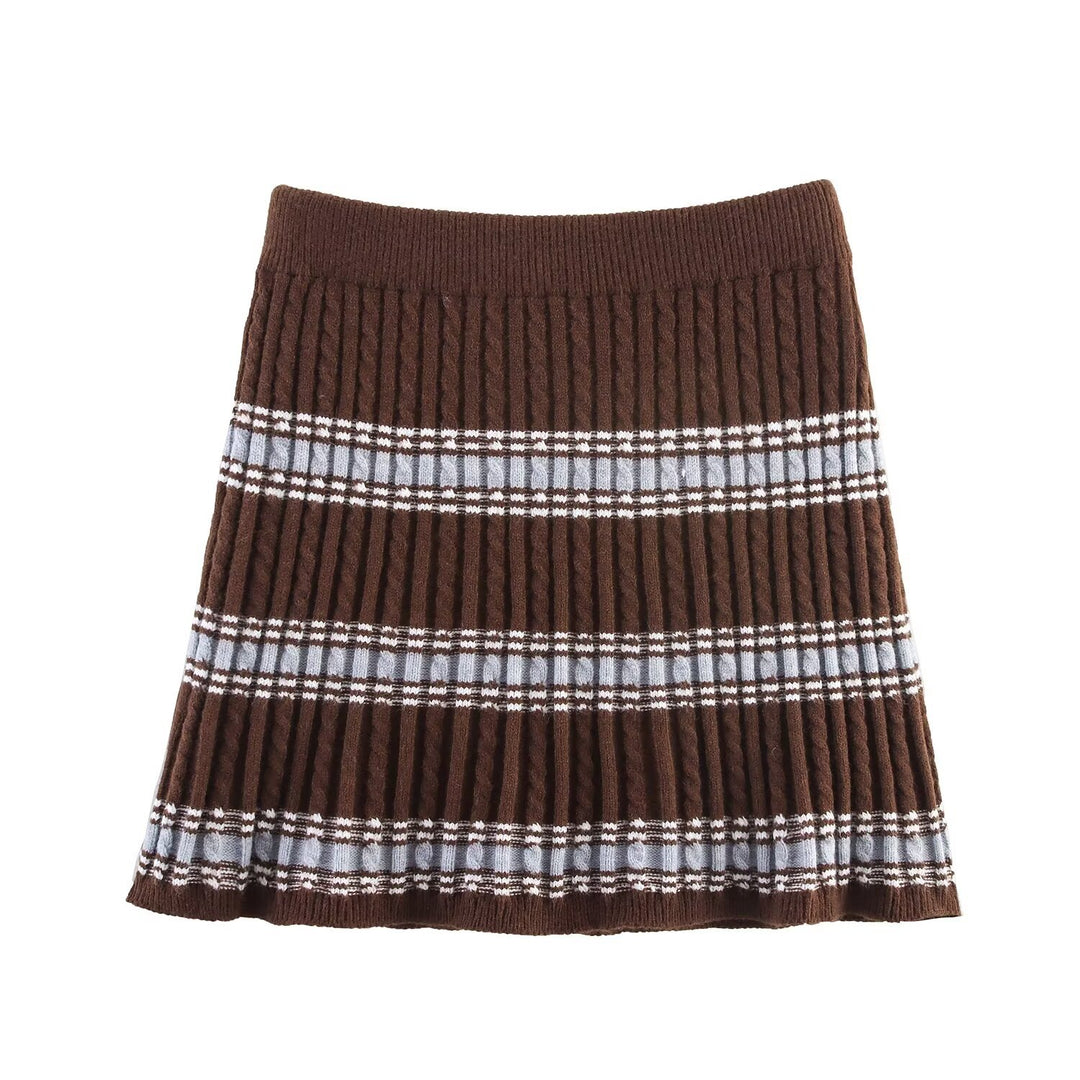 Damen Strickjacken und Rock Set Drune