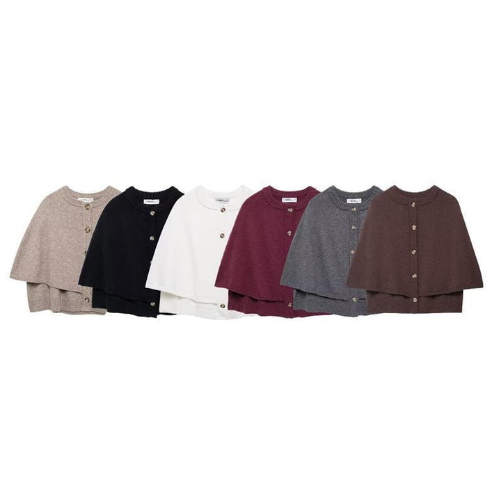 Damen modischer Umhangpullover Drune