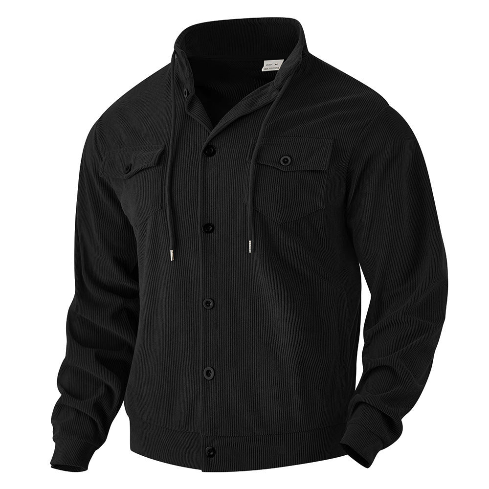 Herren modische Cordjacke mit praktischen Taschen und hochwertiger Verarbeitung Drune
