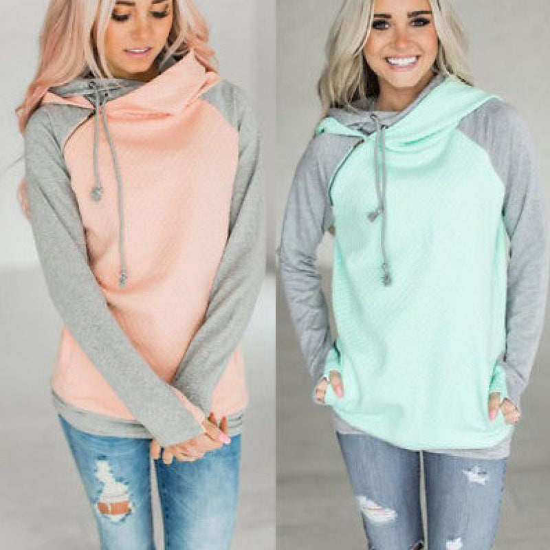 Damen Sportlicher Kapuzenpullover mit atmungsaktivem Design und lässigem Schnitt Drune
