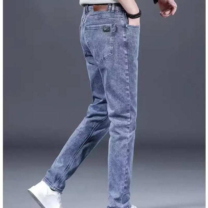 Herren modische Slim-Fit Jeans aus weichem Denim Drune