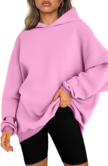 Damen Oversized Kapuzenpullover Drune