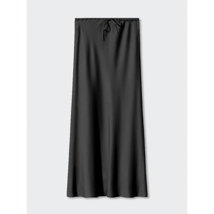 Damen Maxi-Rock mit elastischemBund und seitlicher Bindegurt Drune