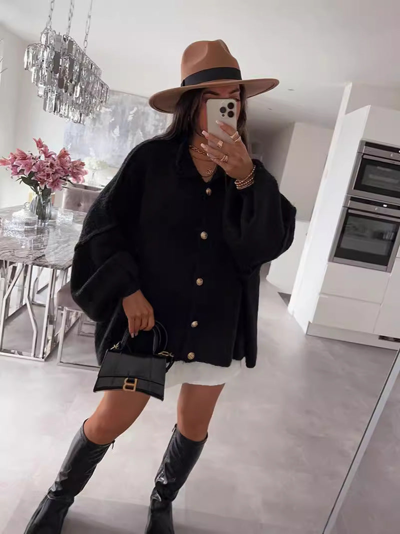 Drune | Bequeme Oversize Strickjacke Für Frauen