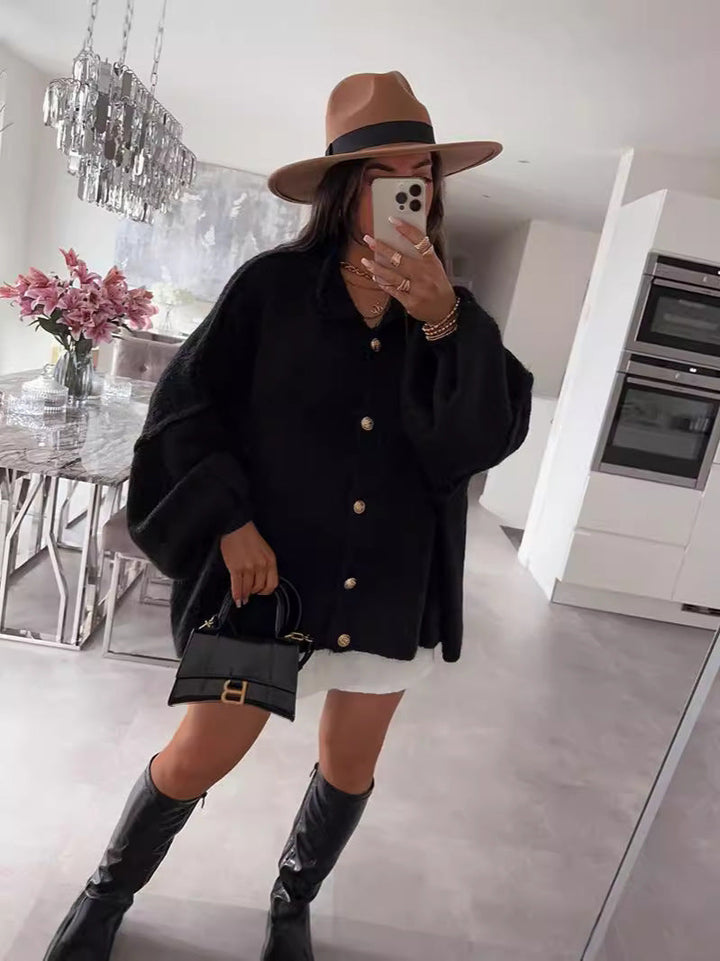 Drune | Bequeme Oversize Strickjacke Für Frauen
