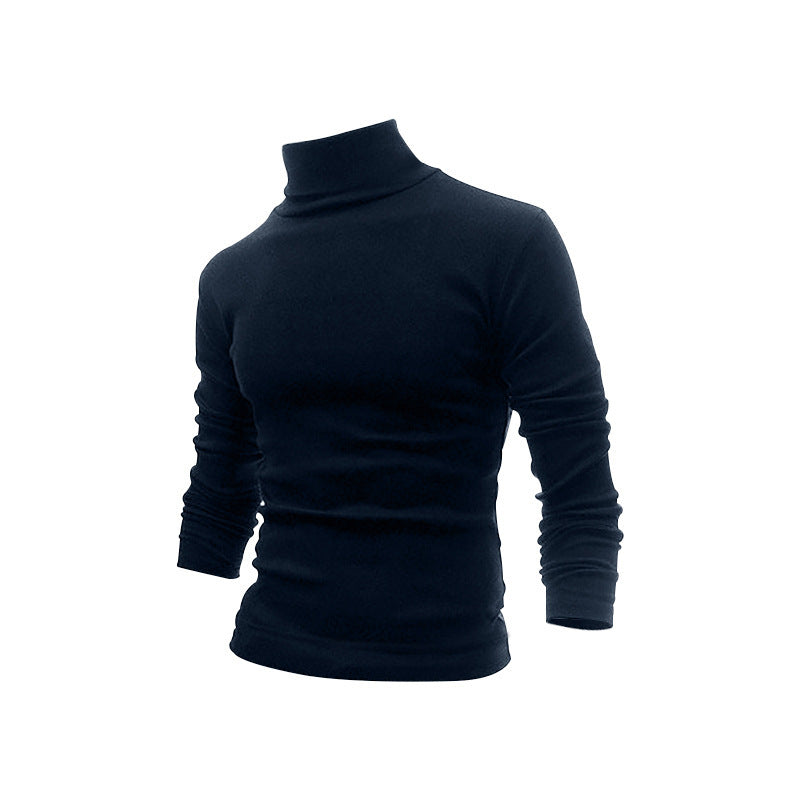 Herren stylischer Rollkragenpullover aus weichem, elastischem Material Drune