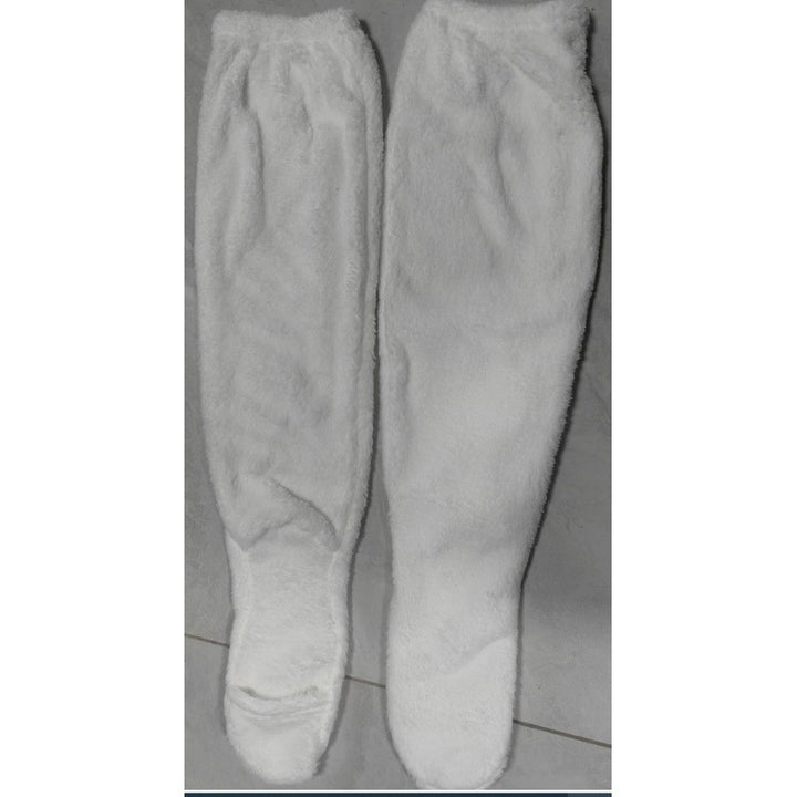 Damen Kuschelige Overknee-Socken aus weichem Fleece Drune