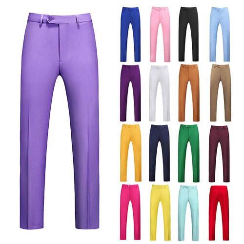 Herren nan schlanke Premium-Bügelfaltenhose mit Stretchbund und knitterarmem Gewebe Drune