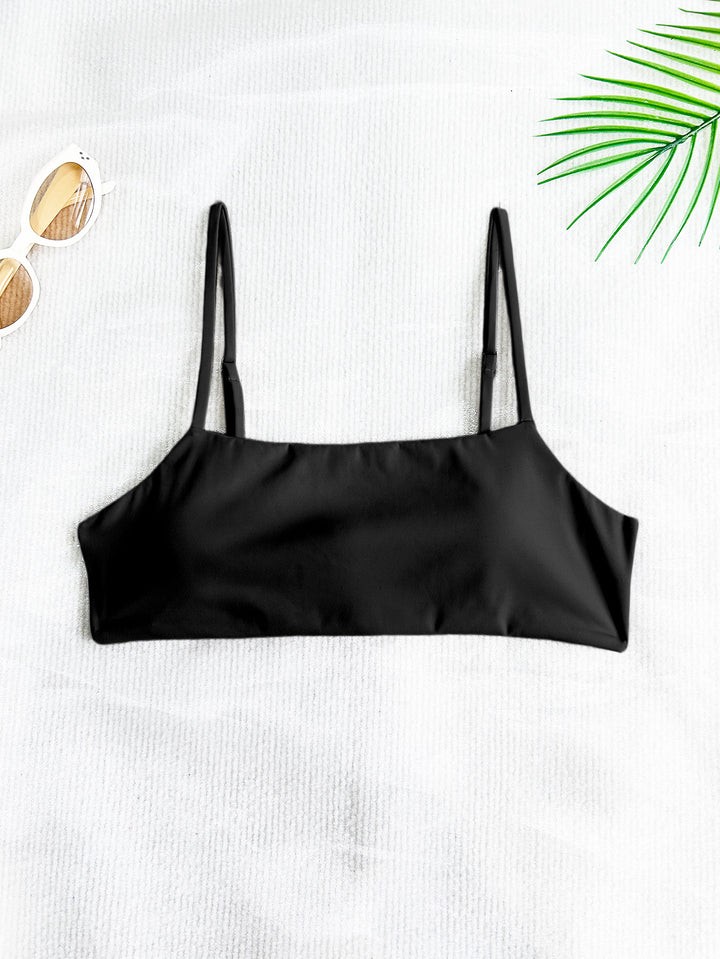 Damen Sportliches Langarm Crop-Top mit angeschnittenem Design Drune