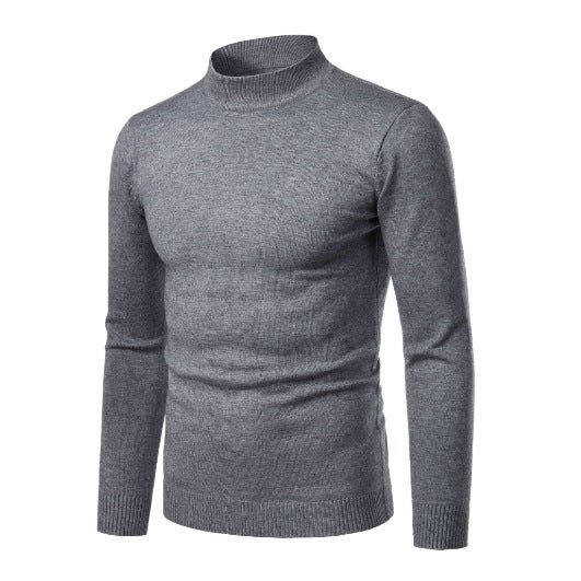 Herren Rollkragenpullover aus hochwertigem Strickmaterial mit feiner Textur Drune