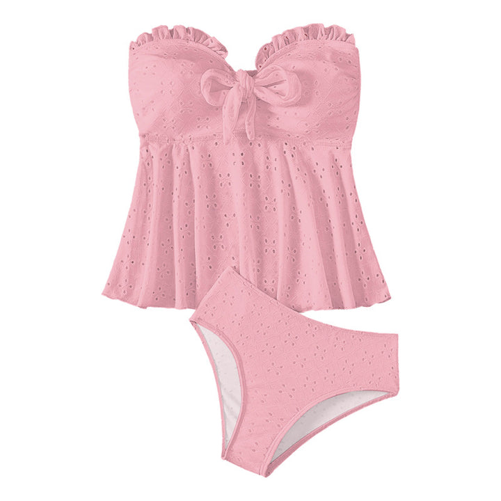 Damen Bustier-Badeanzug mit elegantem Rüschendesign Drune