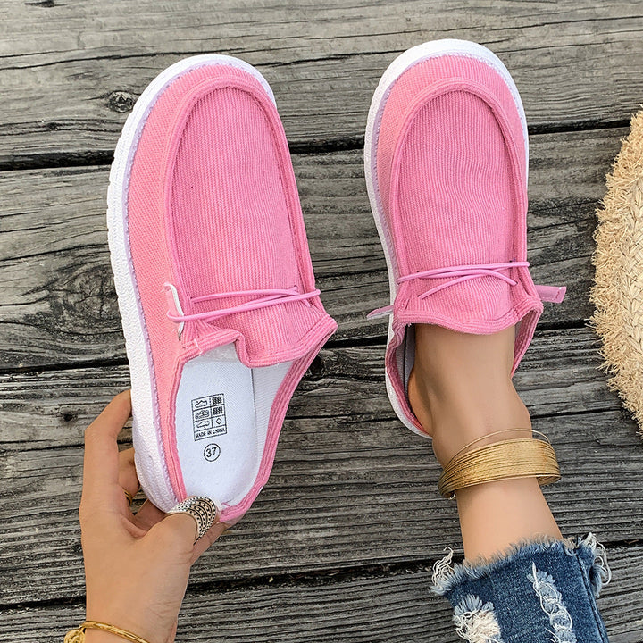 Damen Slip-On Mokassins mit attraktiver Rippstruktur Drune