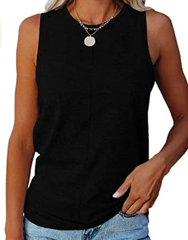 Damen Ärmelloses T-Shirt mit elegantem Schnitt Drune
