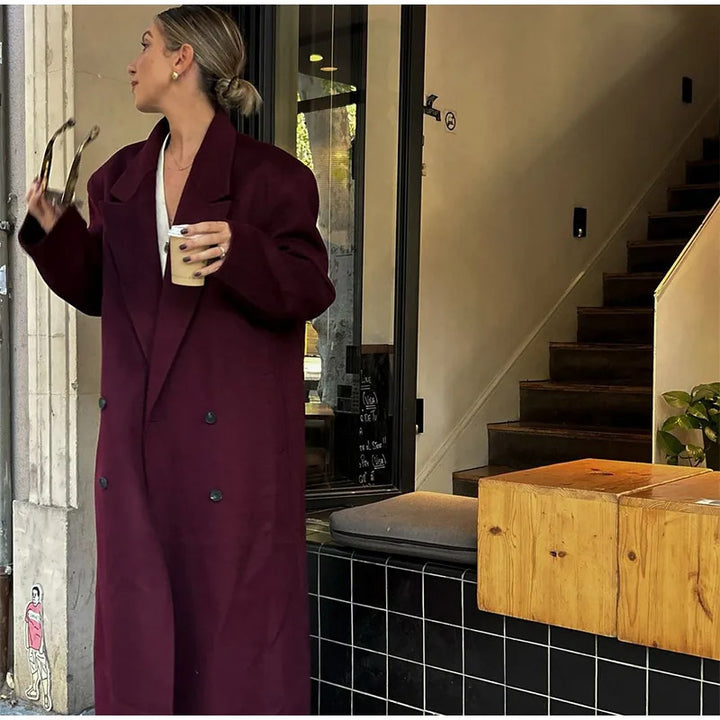 Damen Modischer oversized Mantel Drune