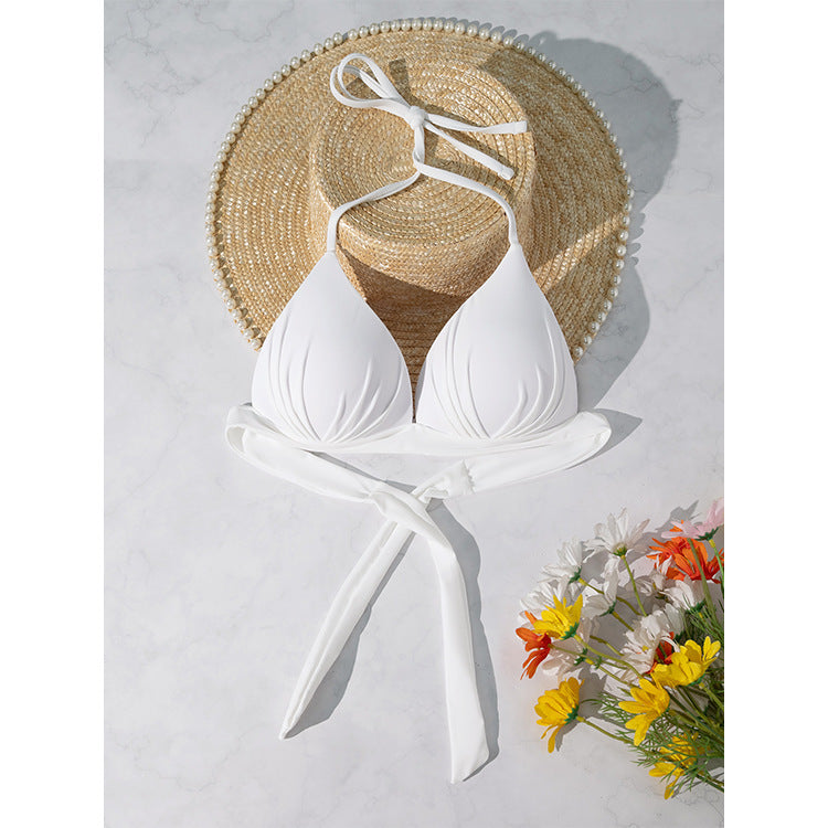 Damen Triangel-Bikini mit elegantem Wickeldetail Drune