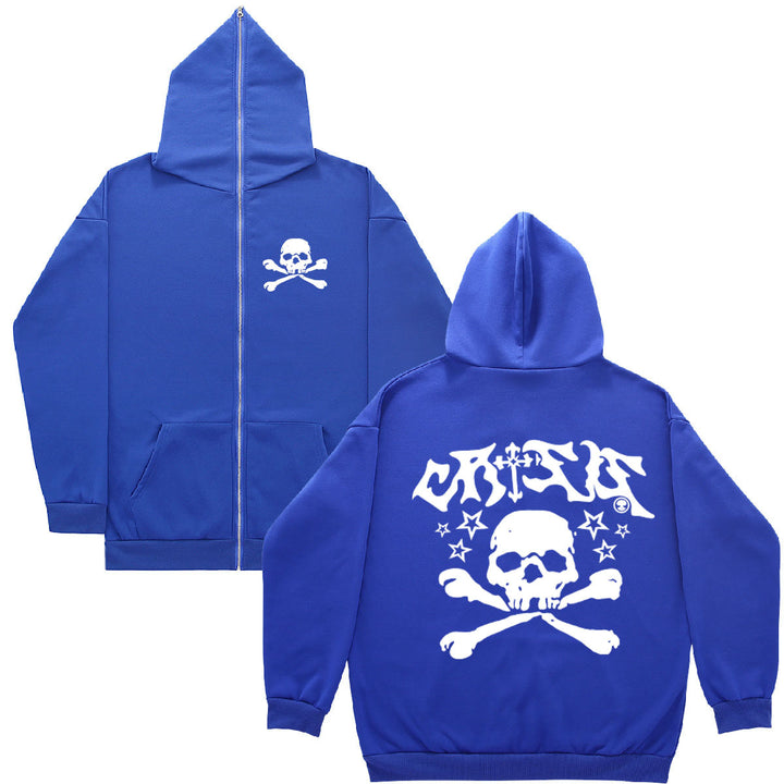 Damen Kapuzenpullover mit kreativem Totenkopfdesign Drune