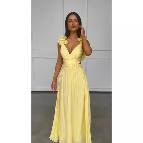 Drune | Gebunden Plissee Einfarbiger Rock Kleid