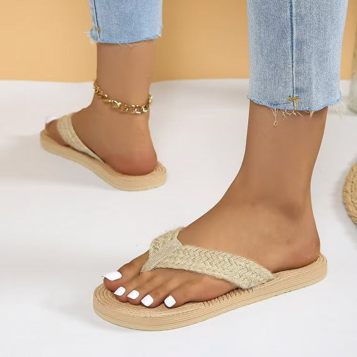 Damen modische Riemensandaletten im Bohemian-Stil Drune