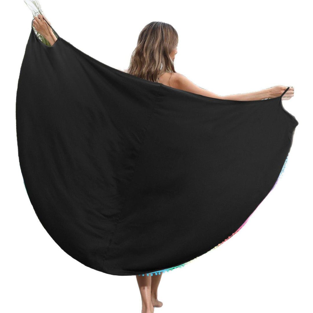 Femme Leichter Strand Sarong Kleid Drune