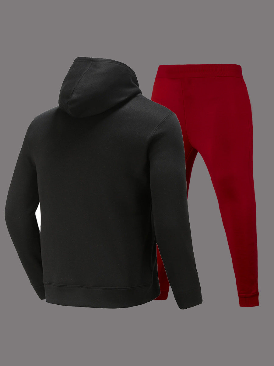 Damen Hoodie und Jogginghose Set mit kreativem Print Drune