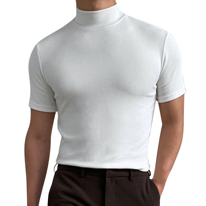 Herren Elegantes Poloshirt mit Stehkragen Drune