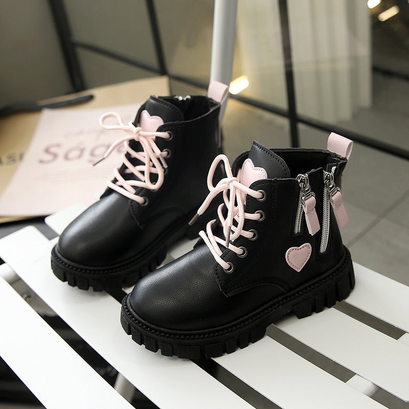 Damen Modische Boots mit praktischer Reißverschlussfunktion und rutschfester Sohle Drune