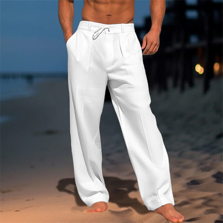 Herren elegante Chinohose mit lockerer Passform Drune