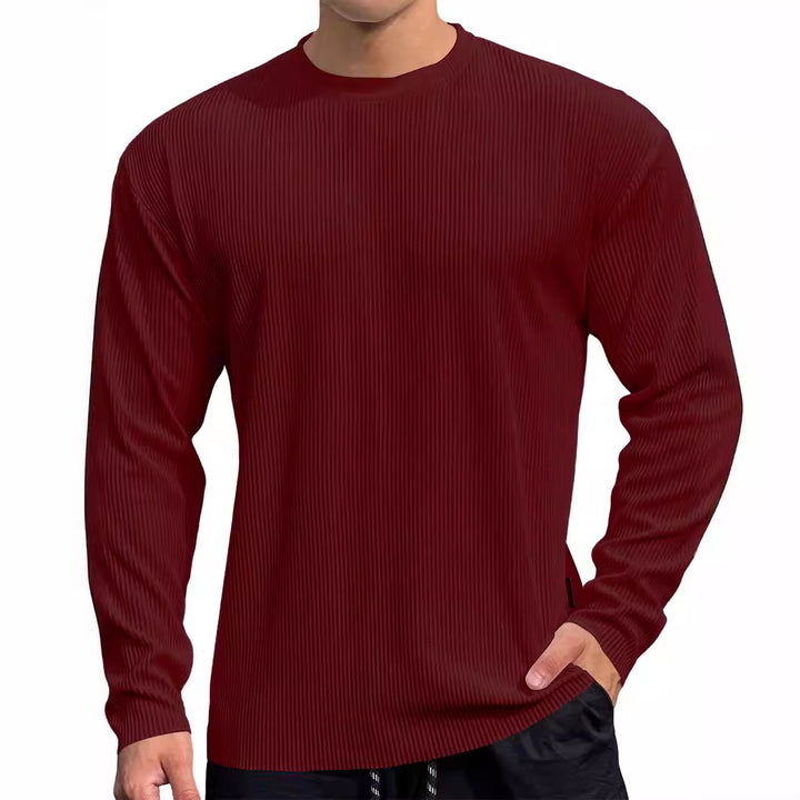 Herren Feinstrickpullover mit strukturiertem Rippenmuster Drune