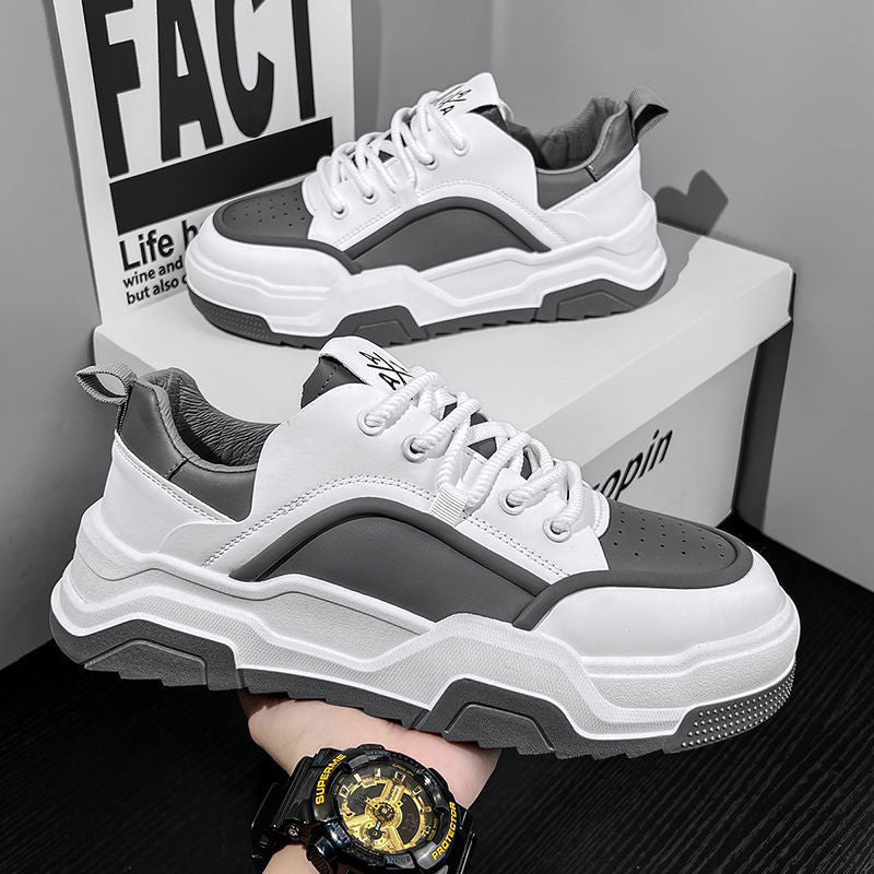 Damen modische Chunky Sneakers mit federnder Sohle Drune