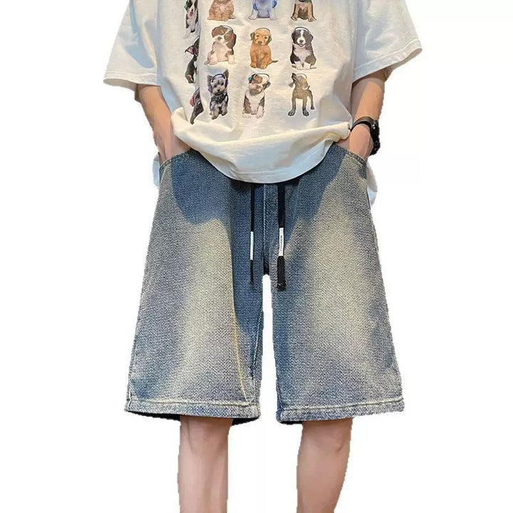 Damen Denim Shorts Drune