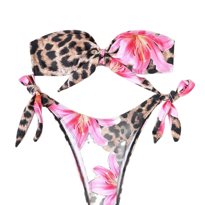 Damen Bandeau Bikini Drune