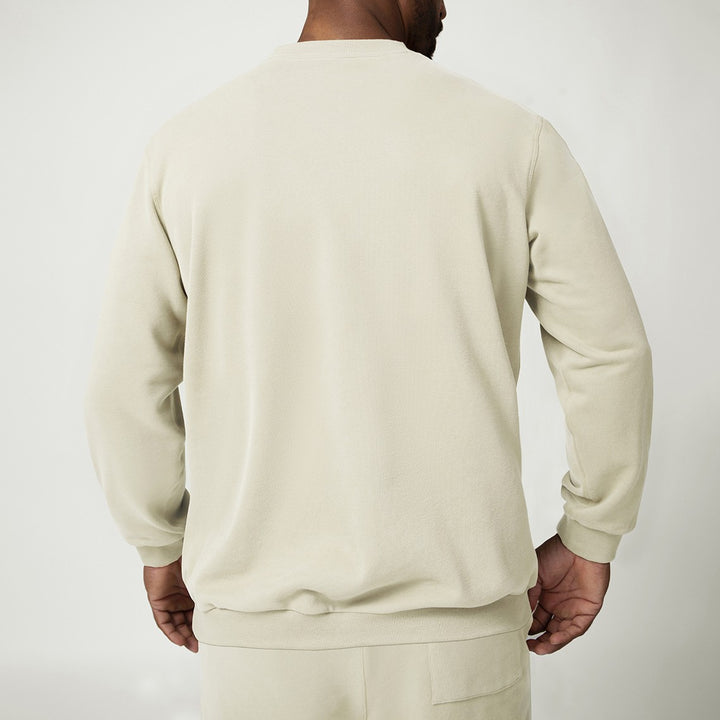 Herren Bequemer Sweatshirt mit Seitentaschen Drune
