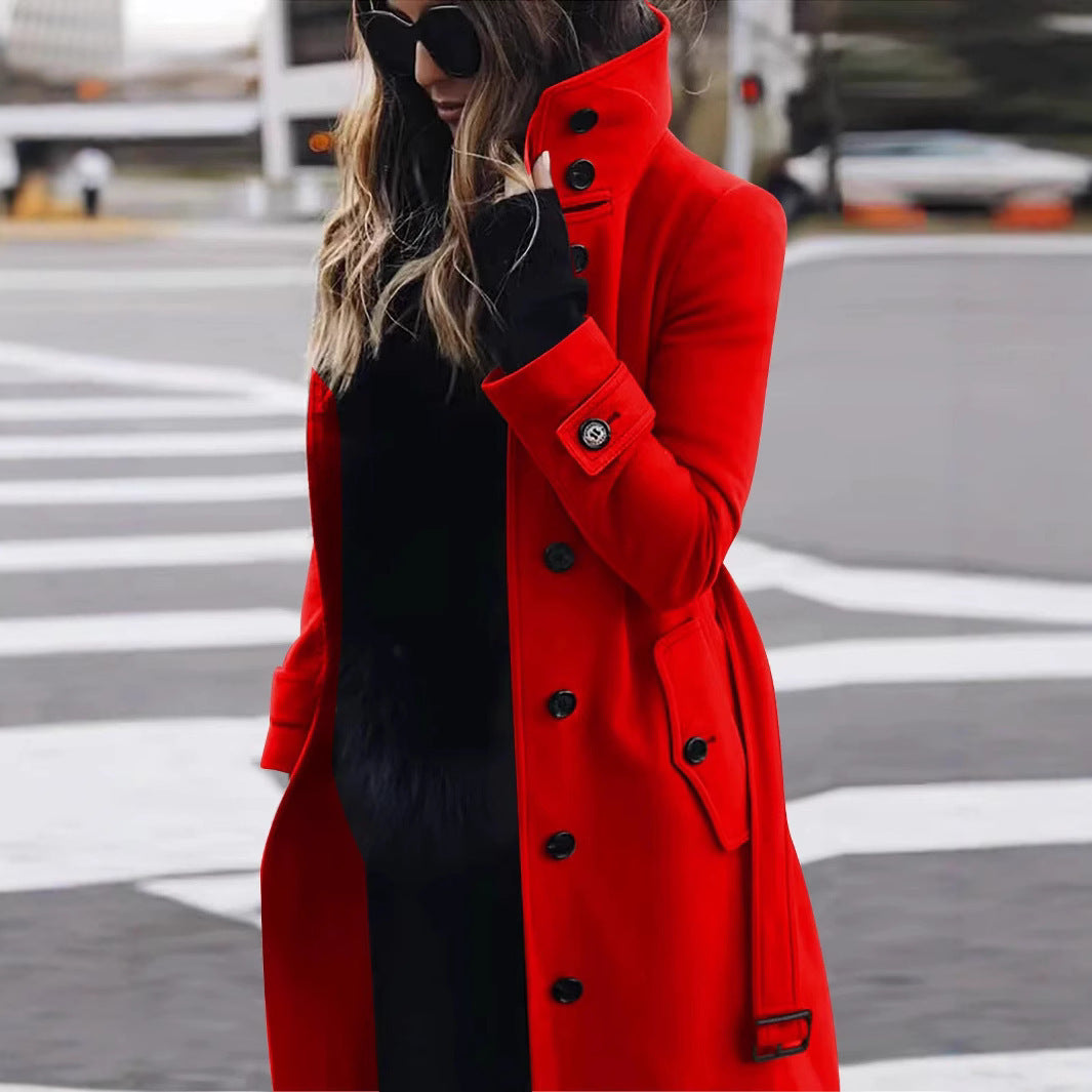 Damen eleganter Trenchcoat Drune