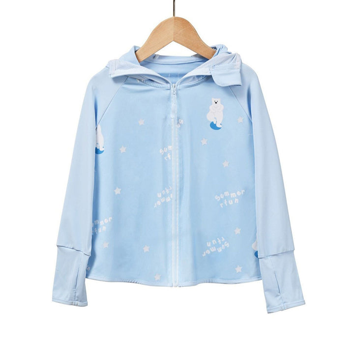 Mädchen funktionale UV-Schutzjacke mit Kapuze Drune