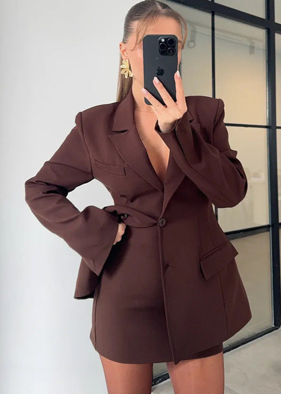 Drune | Taillierte Taille Blazer Kleid