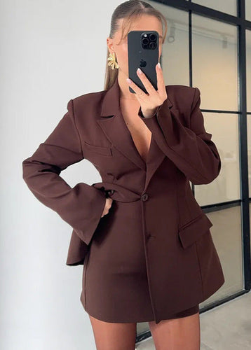 Drune | Taillierte Taille Blazer Kleid