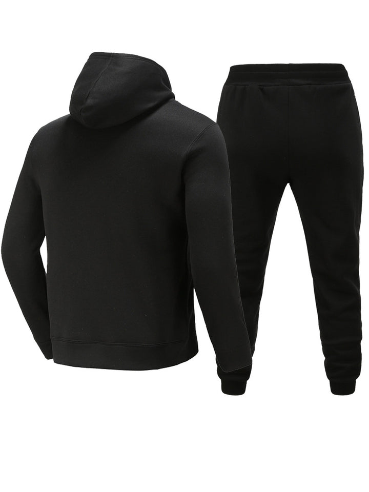 Damen Hoodie und Jogginghose Set mit auffälligem Grafikmotiv Drune