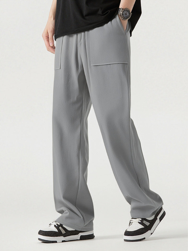 Herren Bequeme Cargo-Hose mit praktischen Taschen und elastischem Bund Drune