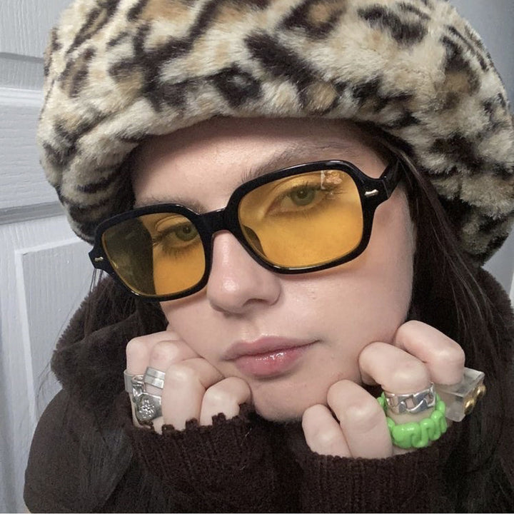 Drune | Reis-Nagel-Sonnenbrille quadratisch