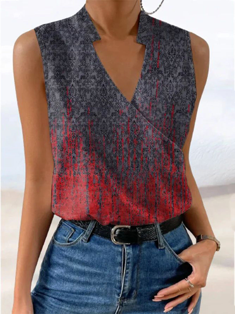 Damen schnittiges Sommeroberteil Drune