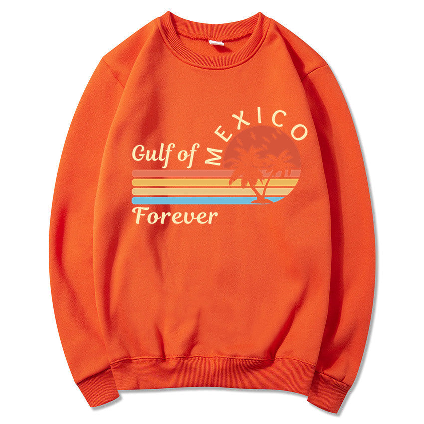 Damen Sweatshirt mit tropischem Grafikdesign und modernem Aufdruck Drune