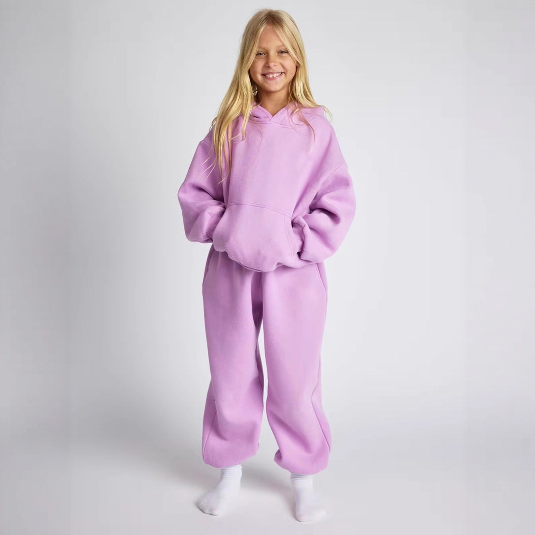 Damen lässiger Hoodie mit weichem Innenfutter und praktischen Taschen Drune