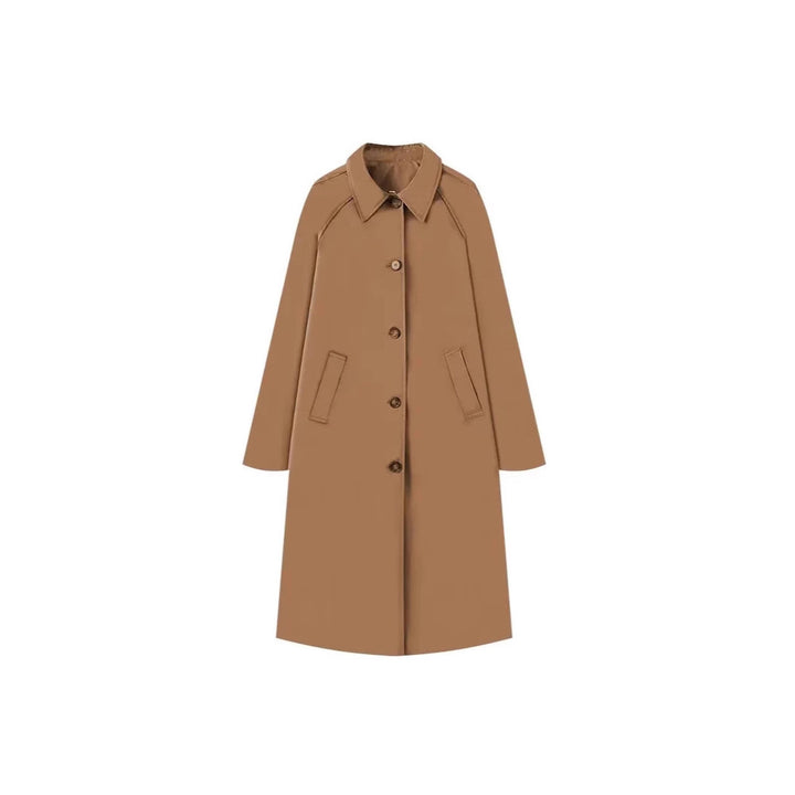 Damen modische Übergangsjacke mit elegantem Stehkragen und praktischen Knopfdetails Drune