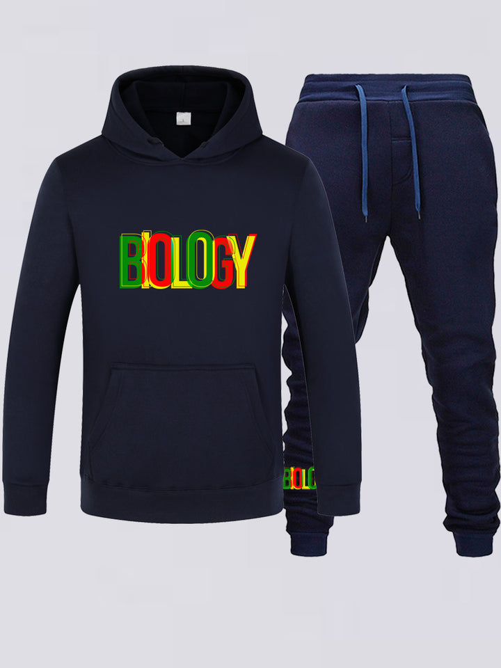 Damen Hoodie mit biologischem Druck und Sporthose Drune