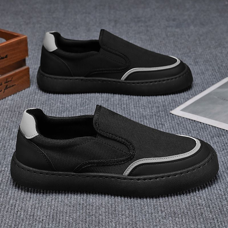 Damen Slip-On Sneakers mit atmungsaktiver Netzstruktur Drune