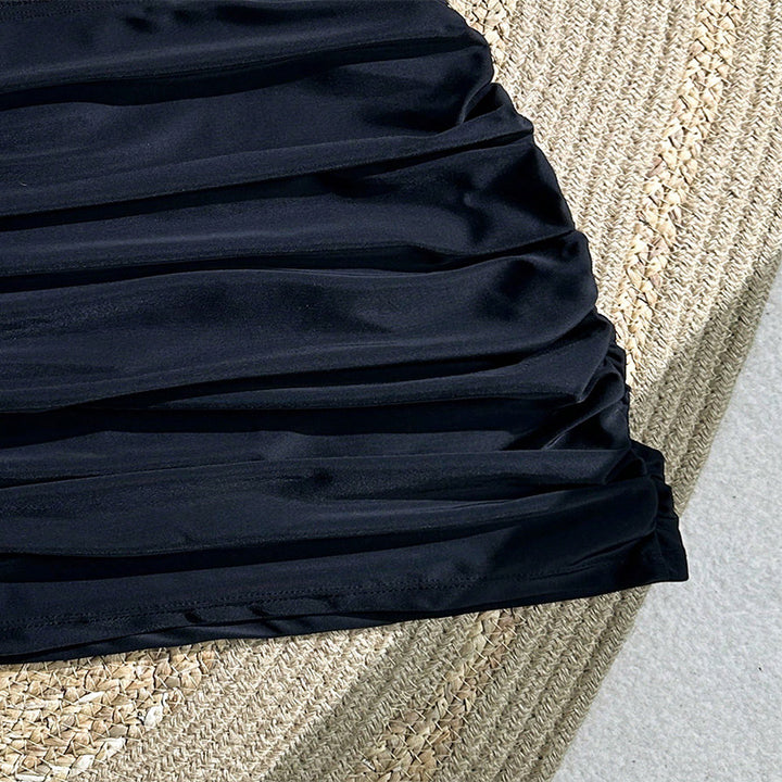 Damen Hochwertiger Rüschenshorts mit elastischem Bund Drune