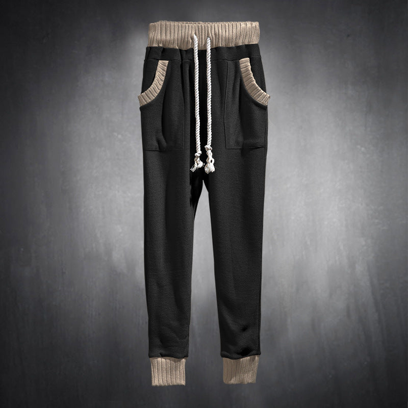 Herren Sportliche Jogginghose mit bequemen seitlichen Eingrifftaschen und elastischem Bund Drune